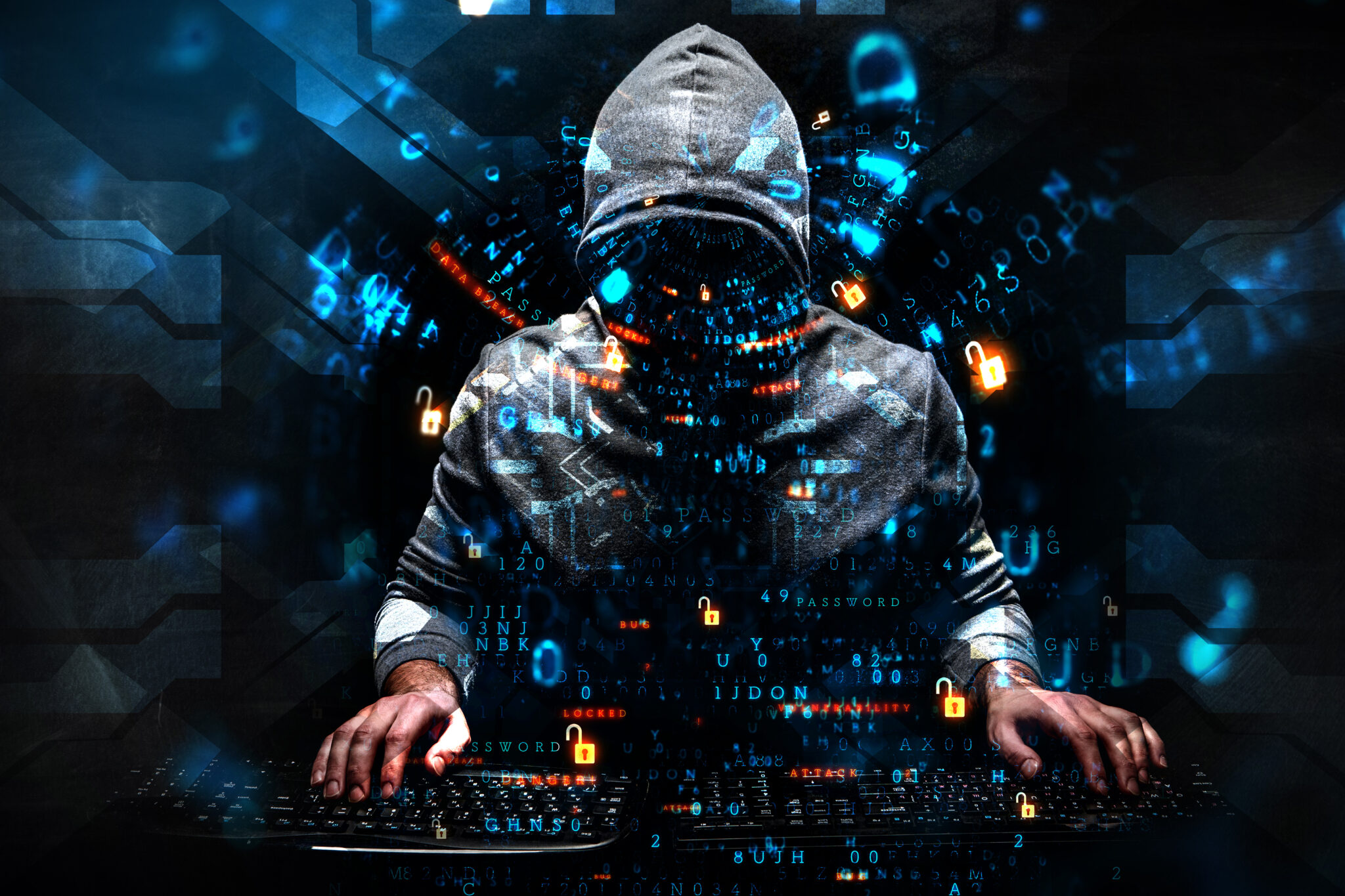 Cyber security concept